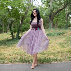 Brâu Elegant Floral - Curea centură damă - #005