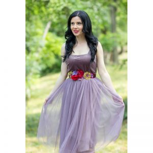 Brâu Elegant Floral - Curea centură damă - #017