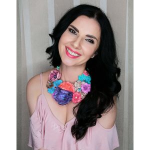 Colier Floral Statement - #040