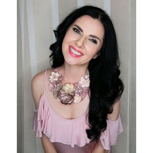 Colier Floral Statement - #046