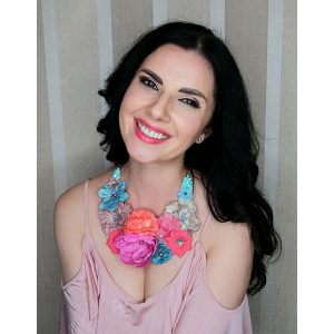 Colier Floral Statement - #048