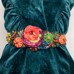 Brâu Floral Rainbow - Curea centură damă - #003 - Colecție Nouă 2020-2021