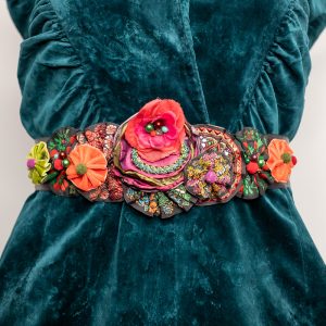 Brâu Floral Rainbow - Curea centură damă - #004 - Colecție Nouă 2020-2021