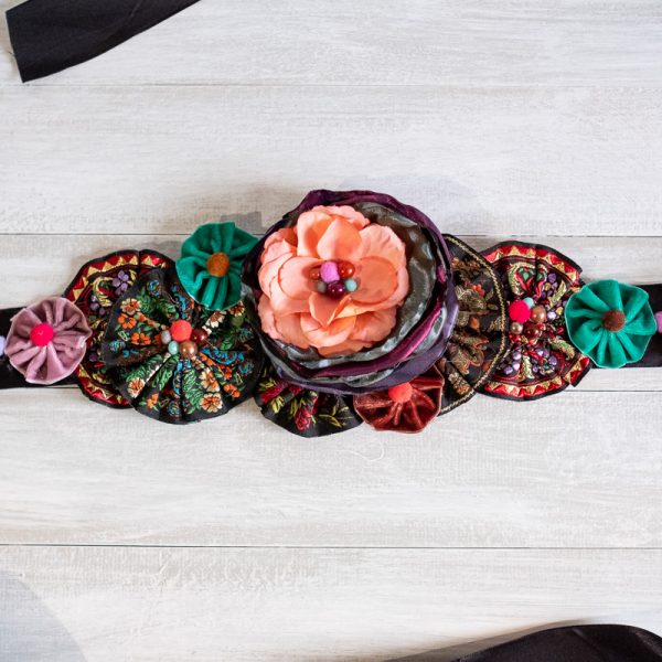 Brâu Floral Rainbow - Curea centură damă - #005 - Colecție Nouă 2020-2021