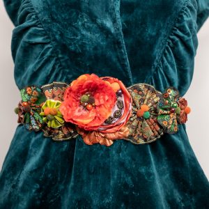Brâu Floral Rainbow - Curea centură damă - #006 - Colecție Nouă 2020-2021