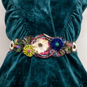 Brâu Floral Rainbow - Curea centură damă - #007 - Colecție Nouă 2020-2021