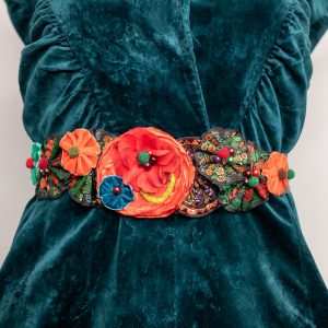 Brâu Floral Rainbow - Curea centură damă - #009 - Colecție Nouă 2020-2021