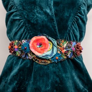 Brâu Floral Rainbow - Curea centură damă - #010 - Colecție Nouă 2020-2021