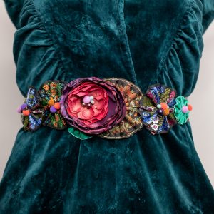 Brâu Floral Rainbow - Curea centură damă - #011 - Colecție Nouă 2020-2021