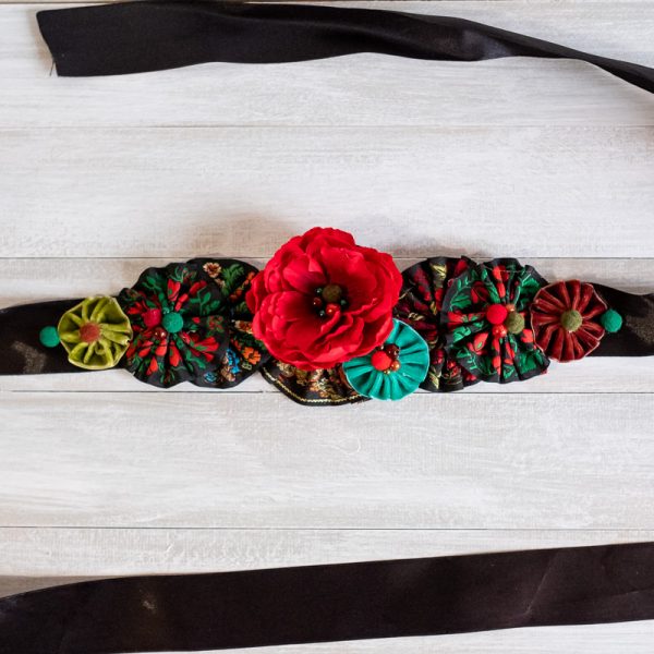 Brâu Floral Rainbow - Curea centură damă - #012 - Colecție Nouă 2020-2021