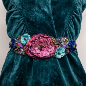 Brâu Floral Rainbow - Curea centură damă - #013 - Colecție Nouă 2020-2021