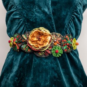 Brâu Floral Rainbow - Curea centură damă - #014 - Colecție Nouă 2020-2021