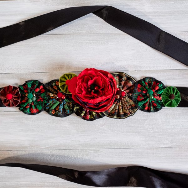 Brâu Floral Rainbow - Curea centură damă - #015 - Colecție Nouă 2020-2021