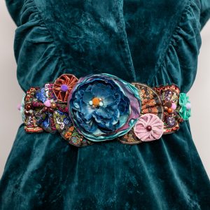 Brâu Floral Rainbow - Curea centură damă - #016 - Colecție Nouă 2020-2021