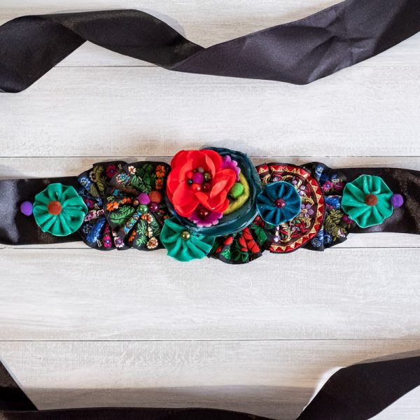 Brâu Floral Rainbow - Curea centură damă - #017 - Colecție Nouă 2020-2021