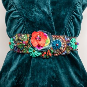 Brâu Floral Rainbow - Curea centură damă - #017 - Colecție Nouă 2020-2021