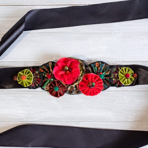 Brâu Floral Rainbow - Curea centură damă - #019 - Colecție Nouă 2020-2021