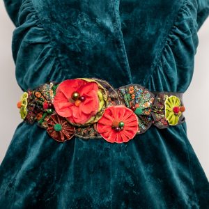 Brâu Floral Rainbow - Curea centură damă - #019 - Colecție Nouă 2020-2021