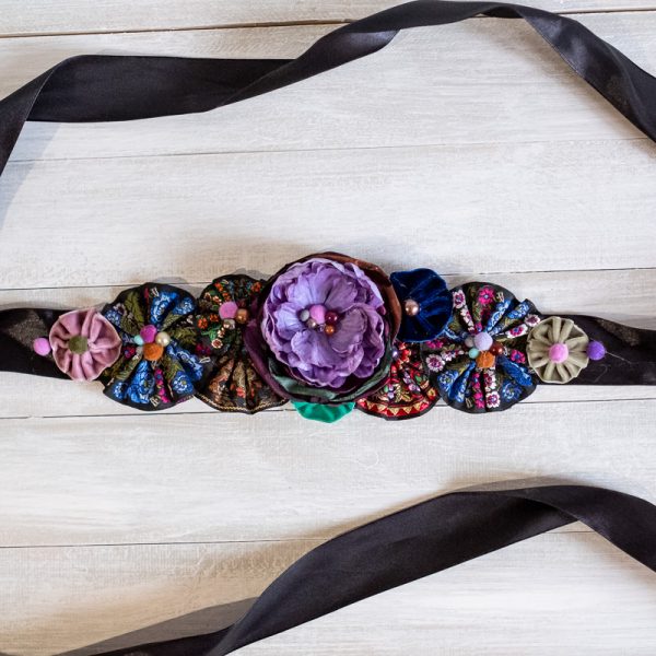 Brâu Floral Rainbow - Curea centură damă - #020 - Colecție Nouă 2020-2021