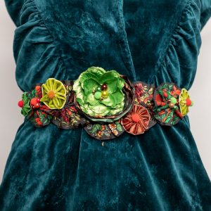 Brâu Floral Rainbow - Curea centură damă - #022 - Colecție Nouă 2020-2021