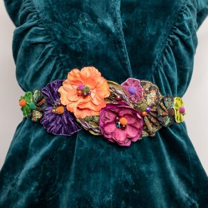 Brâu Floral Rainbow - Curea centură damă - #023 - Colecție Nouă 2020-2021