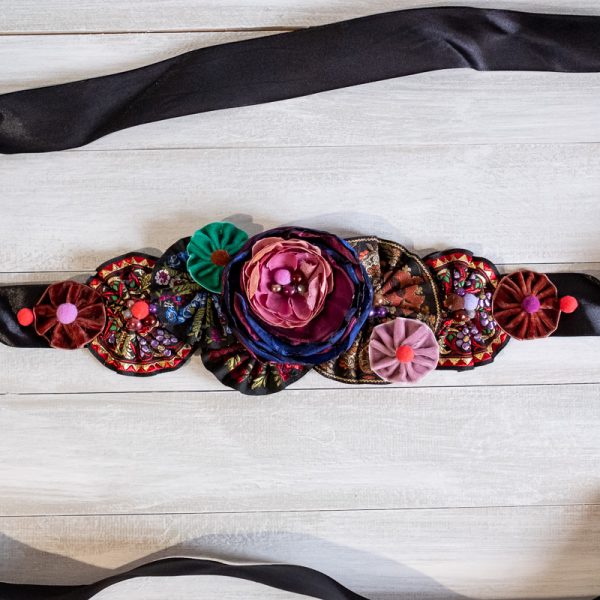 Brâu Floral Rainbow - Curea centură damă - #025 - Colecție Nouă 2020-2021
