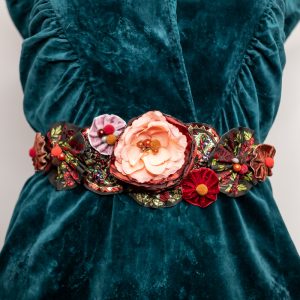 Brâu Floral Rainbow - Curea centură damă - #027 - Colecție Nouă 2020-2021