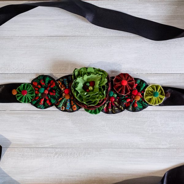 Brâu Floral Rainbow - Curea centură damă - #028 - Colecție Nouă 2020-2021