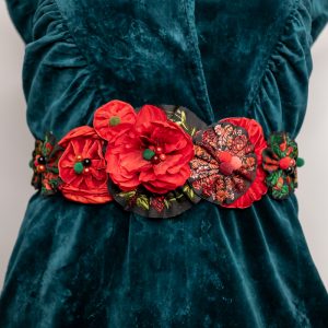 Brâu Floral Rainbow - Curea centură damă - #032 - Colecție Nouă 2020-2021