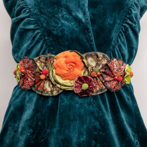 Brâu Floral Rainbow - Curea centură damă - #034 - Colecție Nouă 2020-2021