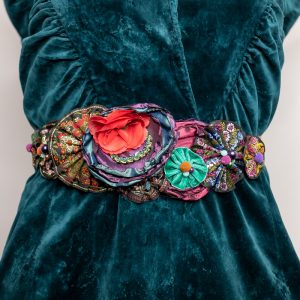 Brâu Floral Rainbow - Curea centură damă - #037 - Colecție Nouă 2020-2021