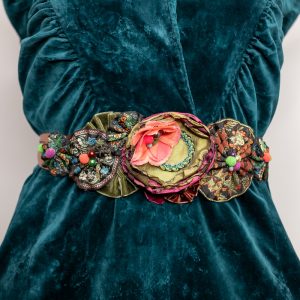 Brâu Floral Rainbow - Curea centură damă - #038 - Colecție Nouă 2020-2021