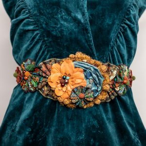 Brâu Floral Rainbow - Curea centură damă - #039 - Colecție Nouă 2020-2021