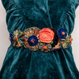 Brâu Floral Rainbow - Curea centură damă - #042 - Colecție Nouă 2020-2021