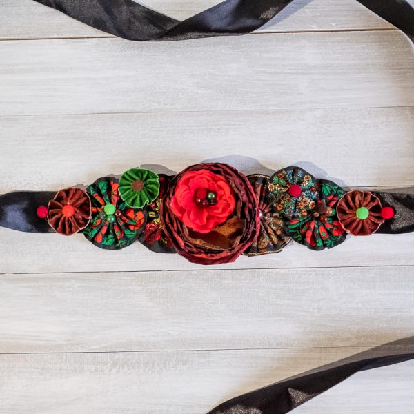 Brâu Floral Rainbow - Curea centură damă - #043 - Colecție Nouă 2020-2021