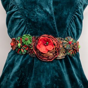 Brâu Floral Rainbow - Curea centură damă - #043 - Colecție Nouă 2020-2021
