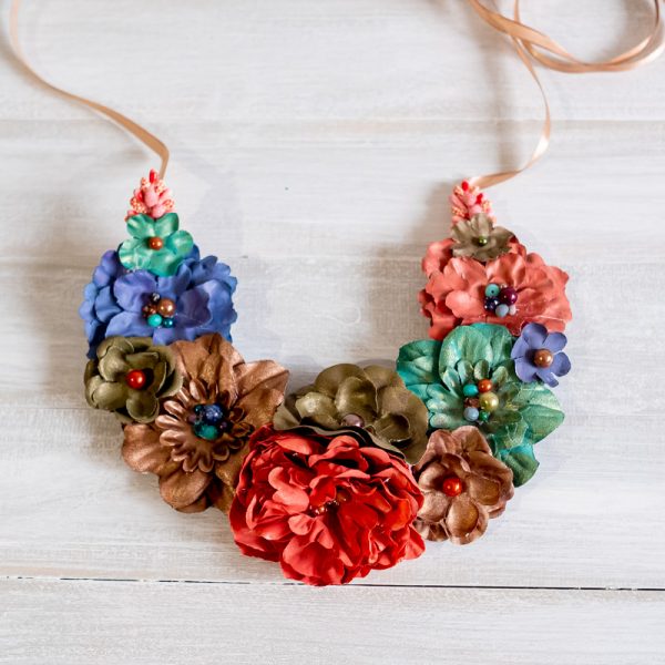 Colier Floral Statement - #051 - Colecție Nouă 2020-2021