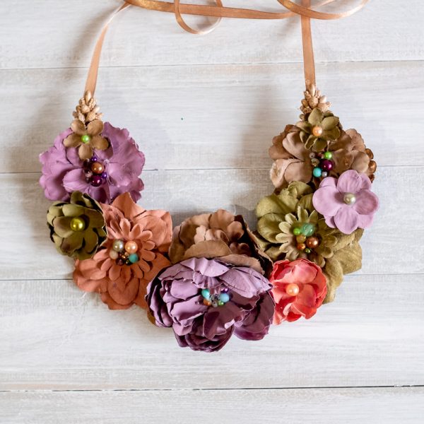 Colier Floral Statement - #052 - Colecție Nouă 2020-2021