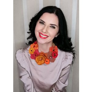 Colier Floral Statement - #053 - Colecție Nouă 2020-2021