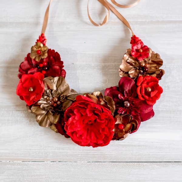 Colier Floral Statement - #054 - Colecție Nouă 2020-2021