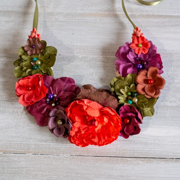 Colier Floral Statement - #062 - Colecție Nouă 2020-2021