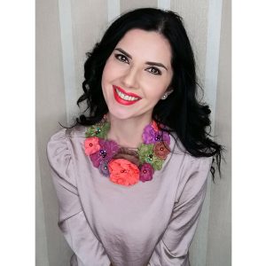 Colier Floral Statement - #062 - Colecție Nouă 2020-2021