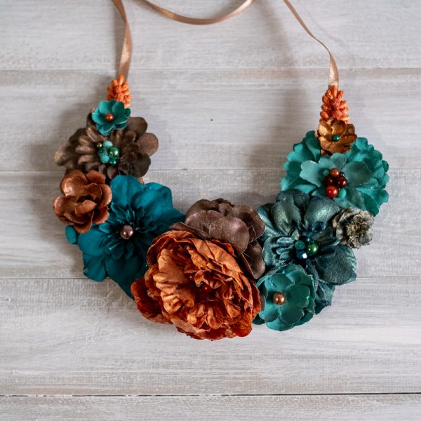 Colier Floral Statement - #065- Colecție Nouă 2020-2021