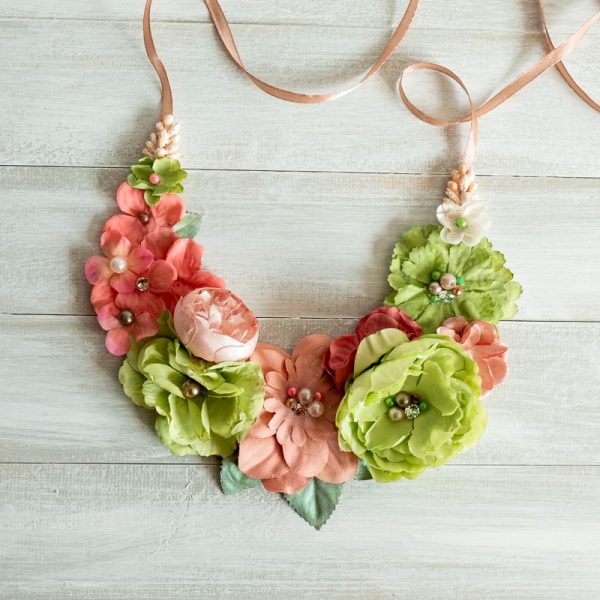 Colier Floral Statement - #002 - Spring Colors 2021