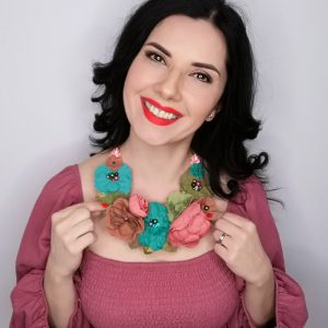Colier Floral Statement - #009 - Spring Colors 2021
