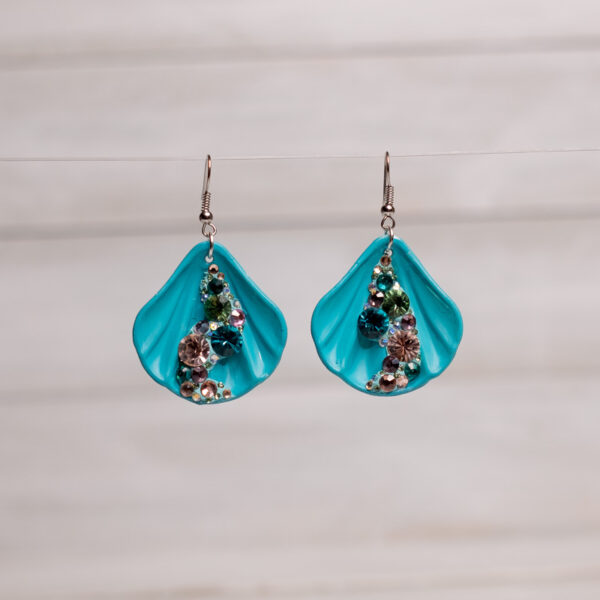 Cercei cu cristale "Little Sparks of Love" - Colecție 2022 - #001