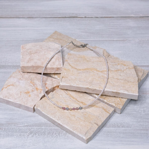 Colier cu Mărgele - Colier la baza gâtului - #002 - Colecție Nouă 2024