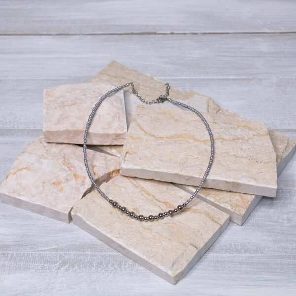 Colier cu Mărgele - Colier la baza gâtului - #018 - Colecție Nouă 2024