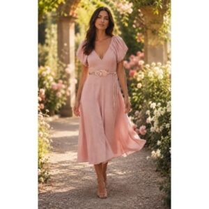 Brâu cordon statement împletit manual cu broderie florală 10 - Bohemian Summer Dream